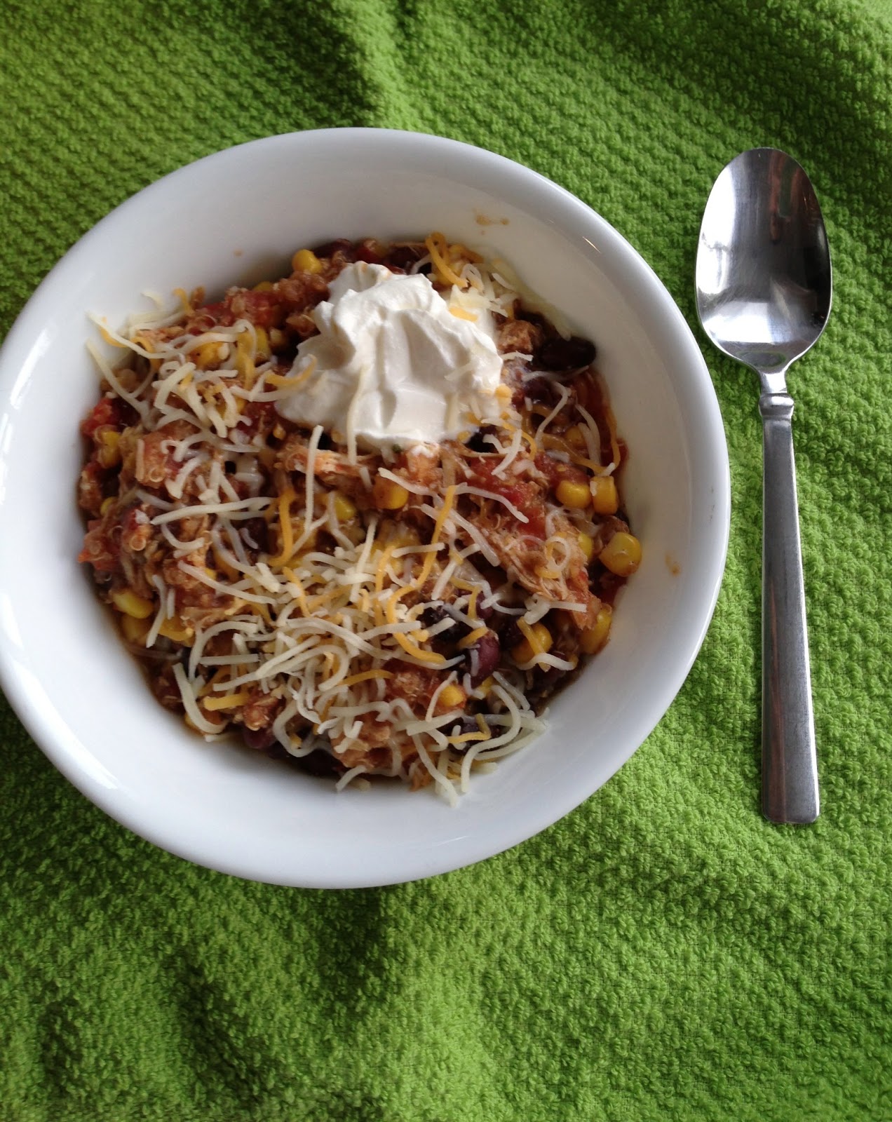 Readable Eatables {Quinoa Chicken Chili} Slow cooker