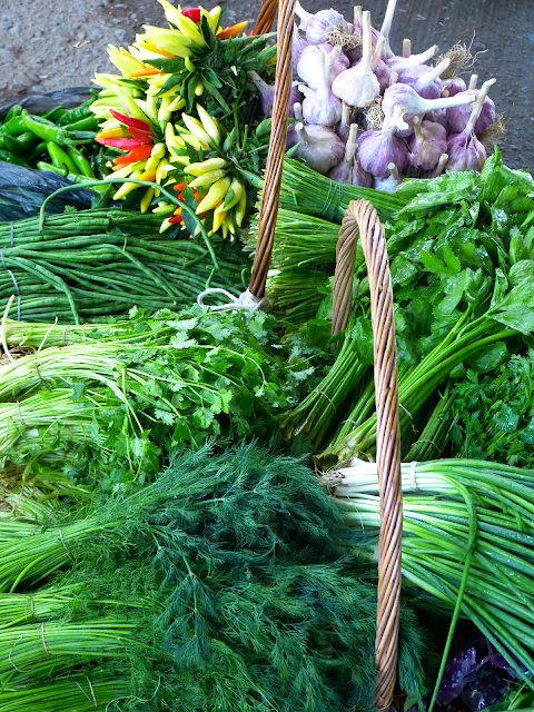 market herbs