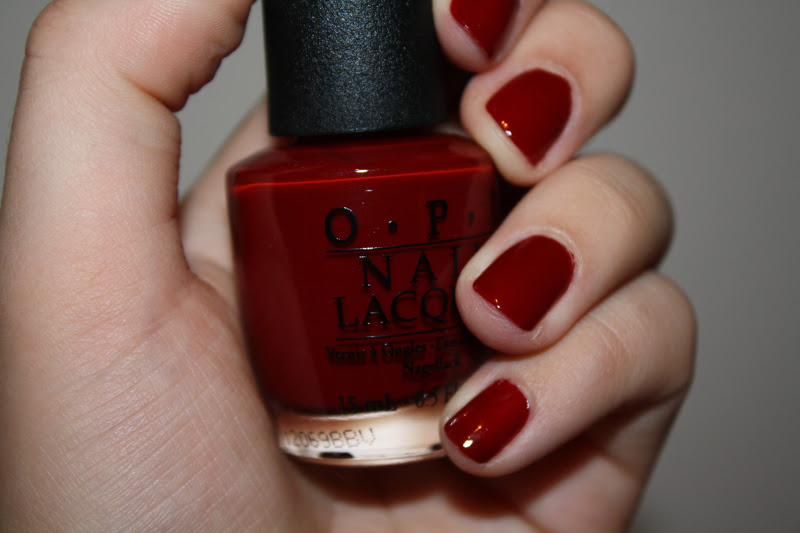 1. OPI Nail Lacquer in "Oxblood" - wide 10
