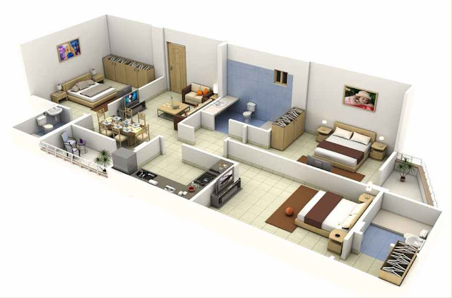 Denah Rumah Minimalis Terbaik