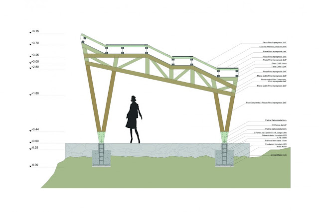 El Plan Z Arquitectura: Fernanda Asbún, Cubierta Mirador en Caleta Pellines