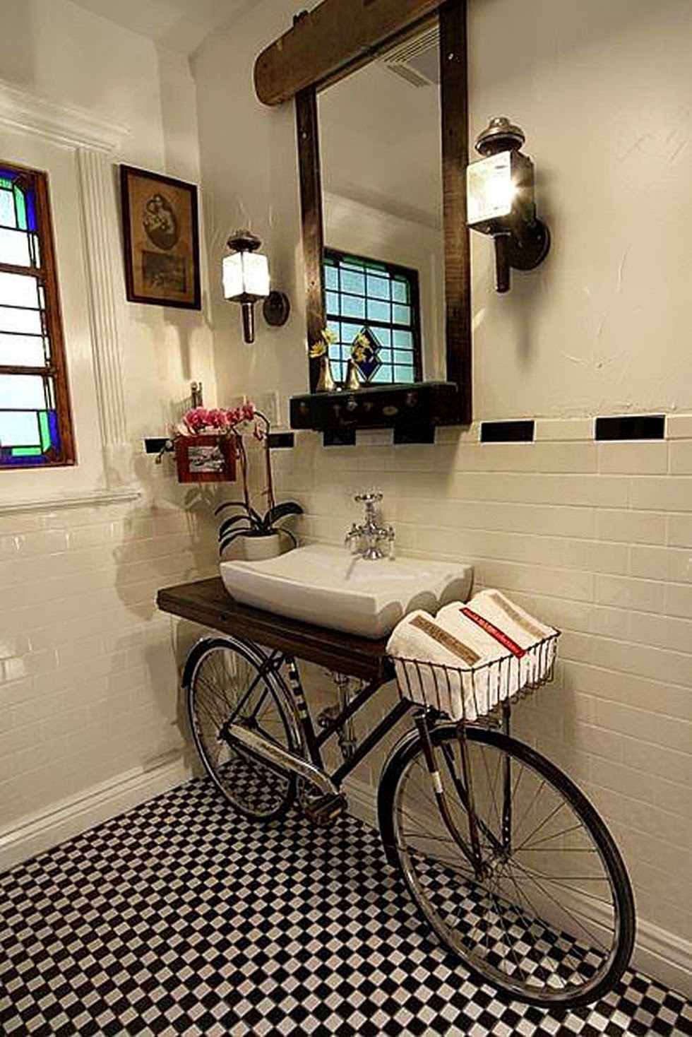 vélo salle de bains
