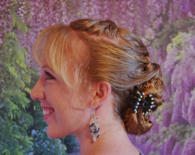 Braids & Hairstyles for Super Long Hair Rope Braid Updo with wet hair