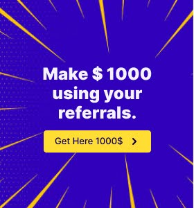 Make $ 1000 using your referrals.