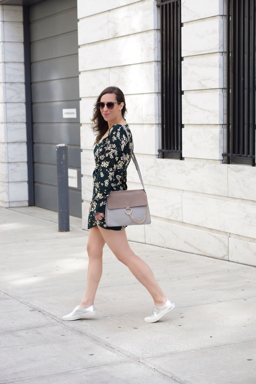 styling sneakers with dresses