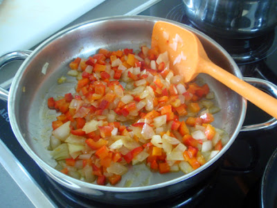 Preparación de un sofrito