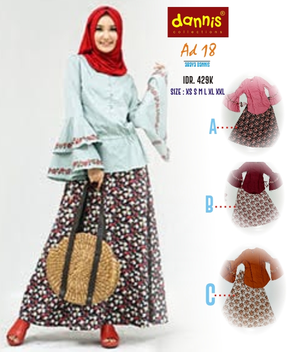 Model Gamis Dannis Dewasa