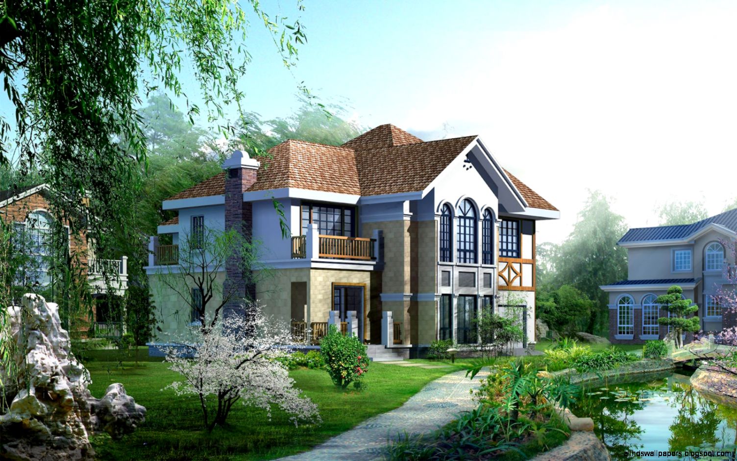 Beautiful Houses Wallpapers Desktops