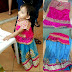 Little Cutie in Sky Blue Lehenga and Blouse