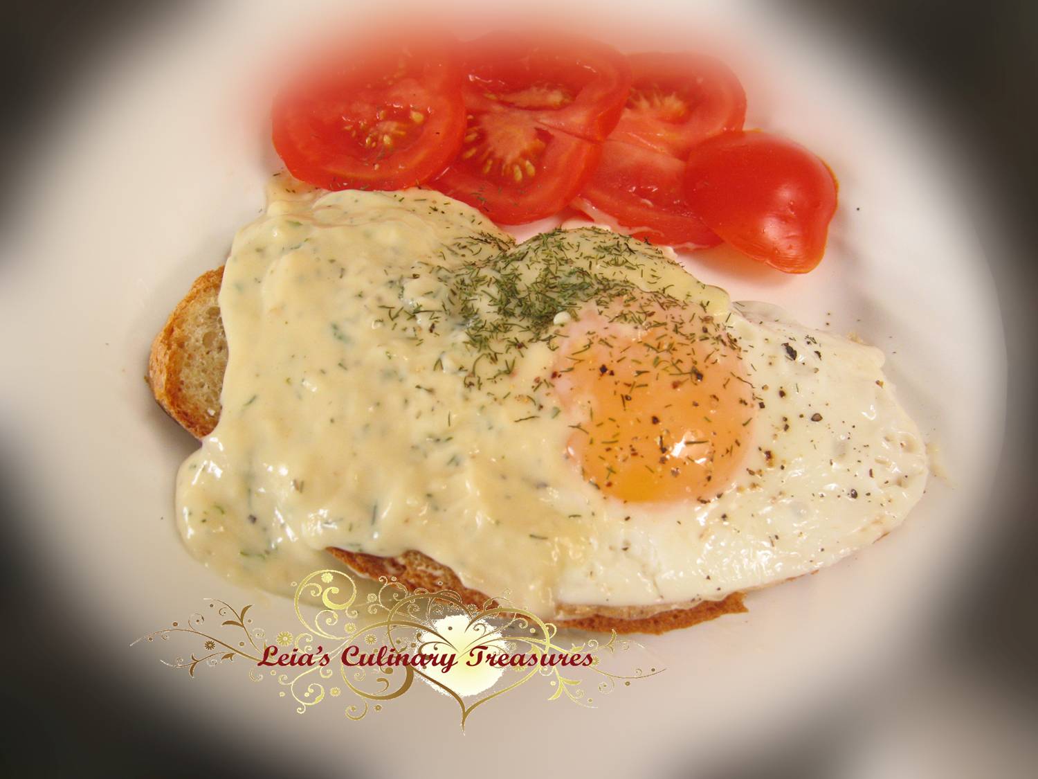 Sunny Side Up Egg with Hollandaise Sauce