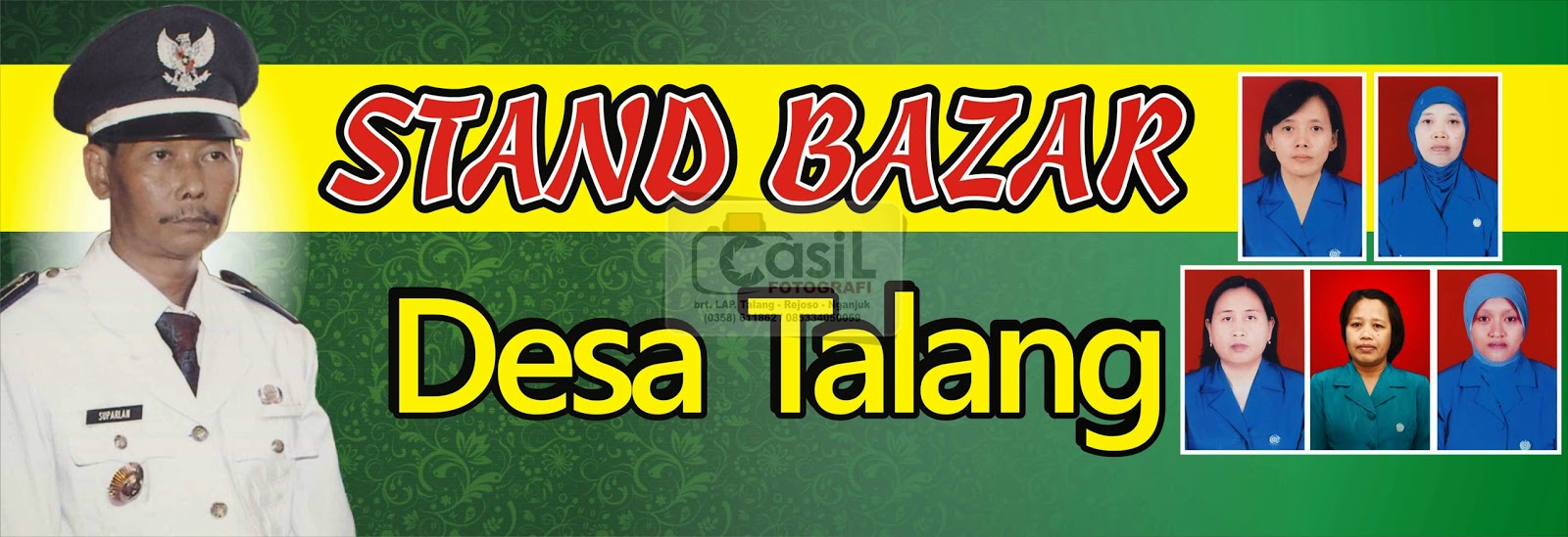 CONTOH DESAIN SPANDUK BAZAR CASIL FOTO