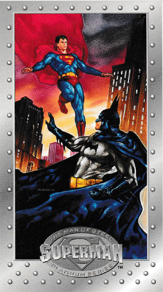 Details about   SUPERMAN PLATINUM COLLECTORS EDITION WIDEVISION 1994 SKYBOX BASE CARD SET 90 DC 