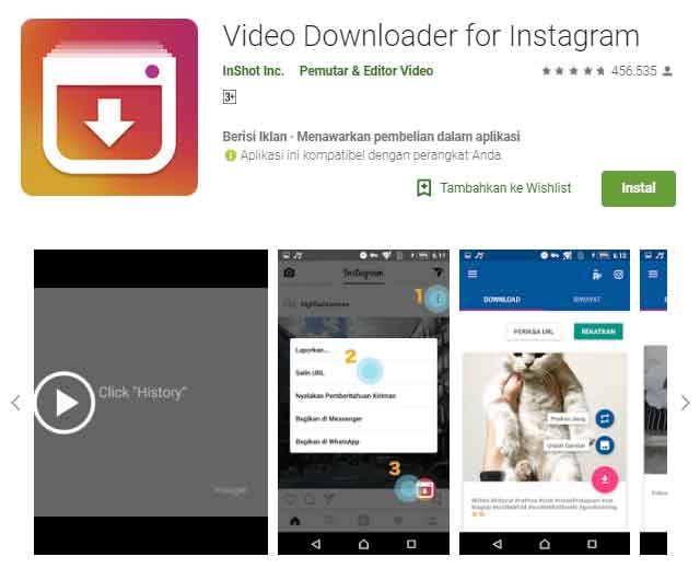 Aplikasi Download Video dan Foto IG atau Instagram Terbaik - Massiswo.Com