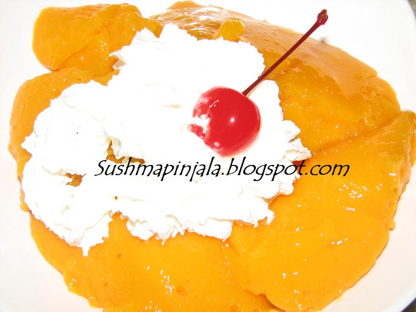 Mango Souffle From Sushma's Kitchen