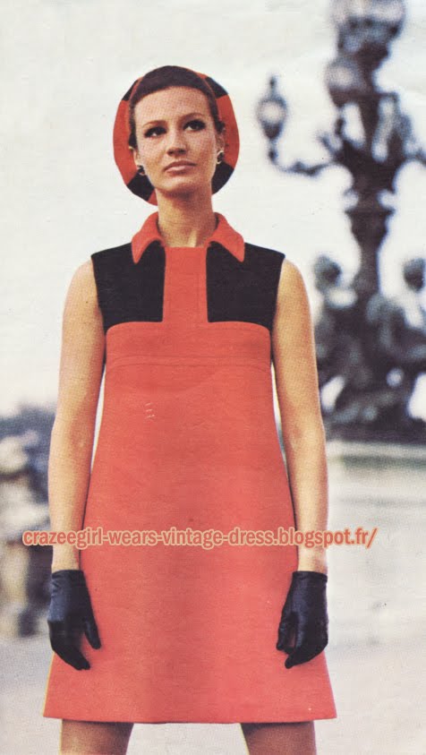 Simonetta dress - 1968 60s 1960 mod