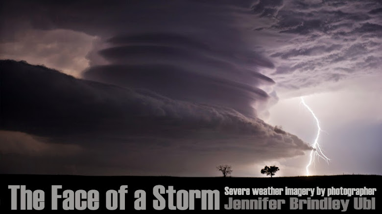 The Face of a Storm - Jennifer Brindley Storm Chaser and Weather Photographer