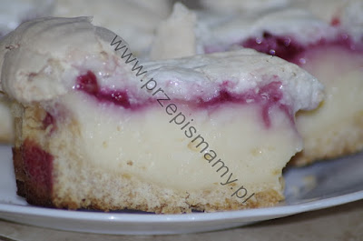 Tarta z malinami Tarta z malinami