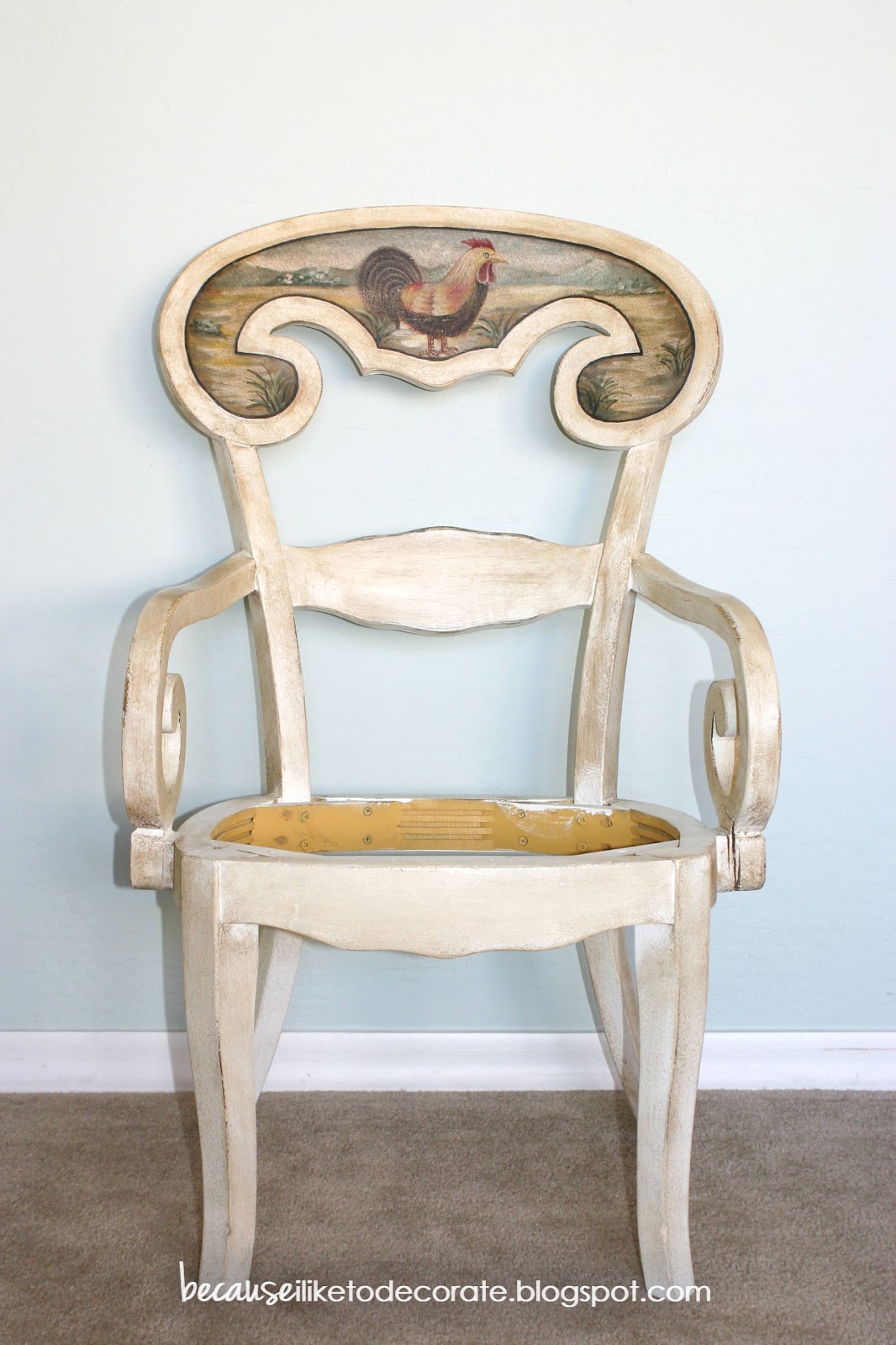 Feathering the Nest Rooster Chairs! because i like to decorate...