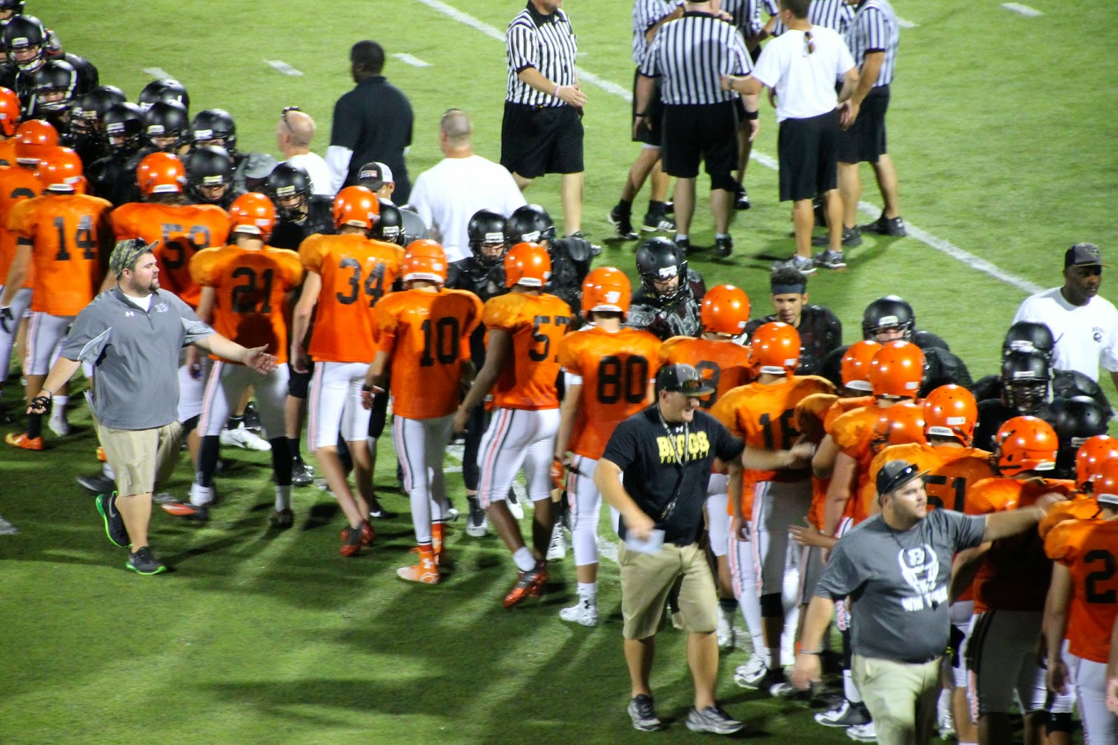 Golden Demon Football: Scrimmage at NSU v. Tahlequah High and Miami