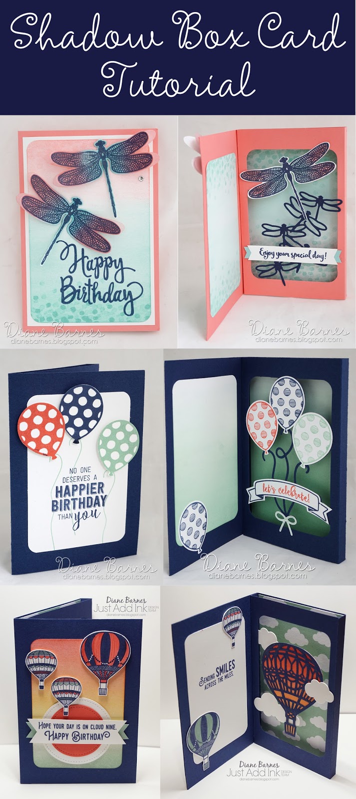 colour me happy: More shadow box cards & a tutorial for you