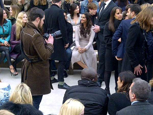 Sonam kapoor london fashion week1 - Sonam Kapoor at the London fashion Week 2012 