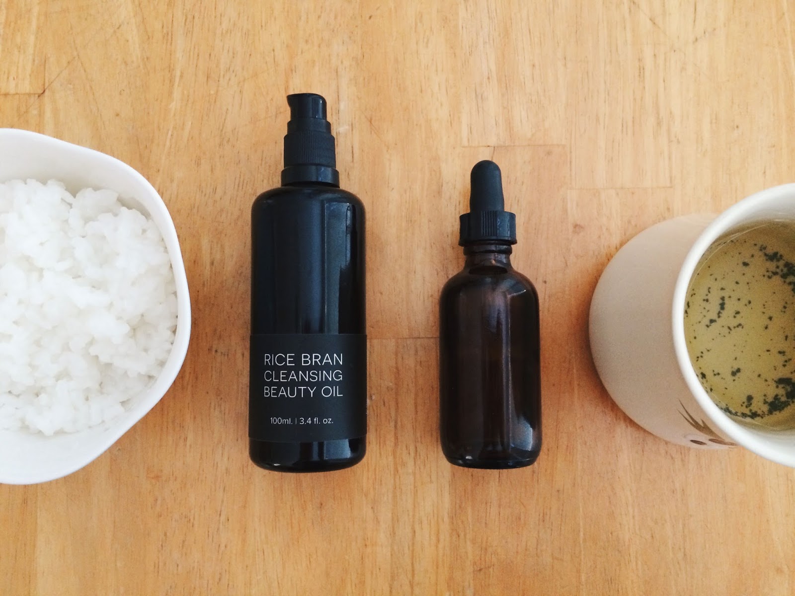 Organic Bath Rice Bran Cleansing Beauty Oil