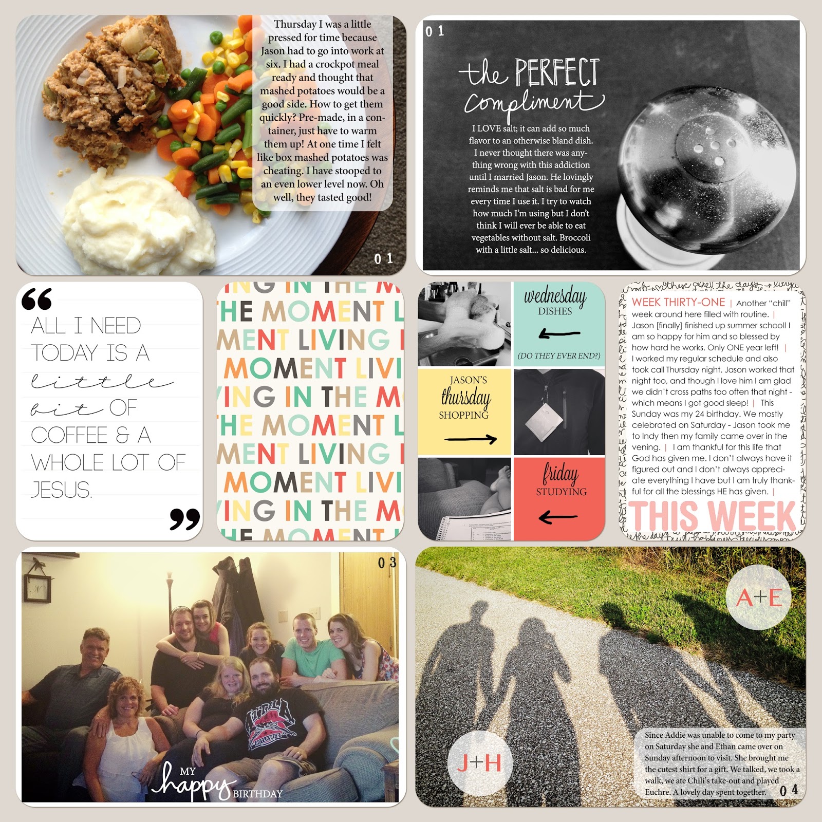 The Ney Life: Digital Project Life 2013: Weeks 31, 32, & 33
