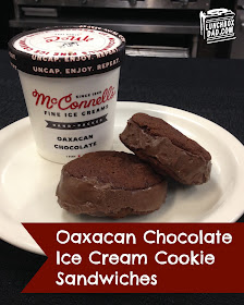 McConnell's Oaxacan Chocolate Ice Cream Cookie Sandwich