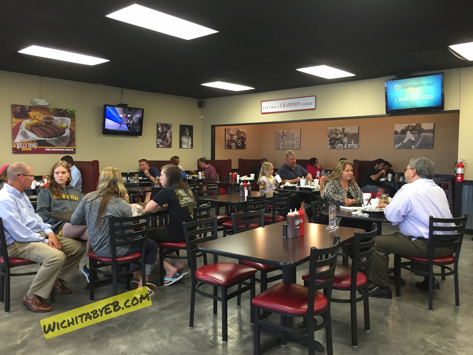 Billy Sims BBQ Review (Home of All You Can Eat Ribs) Wichita By E.B.