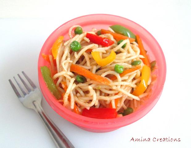 AMINA CREATIONS: VEGETABLE CHOW MEIN