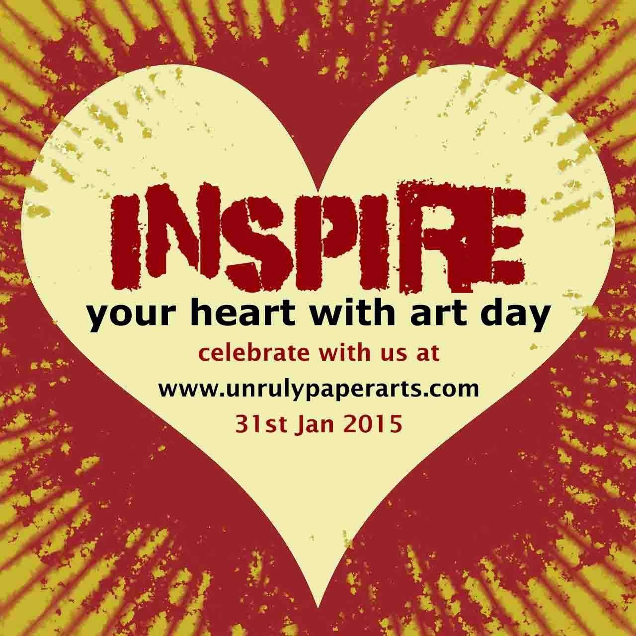 This is your heart. Inspire your Heart with Art. День вдохновения сердца искусством (inspire your Heart with Art Day). Art Day. With Heart.