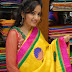 Beautiful Bellary Girl Madhavi Latha Photos In Transparent Yellow Saree