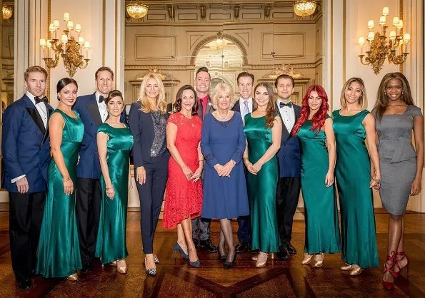 Duchess Camilla held tea party for Osteoporosis Society, the BBC Strictly dancers and Christmas Special celebrities