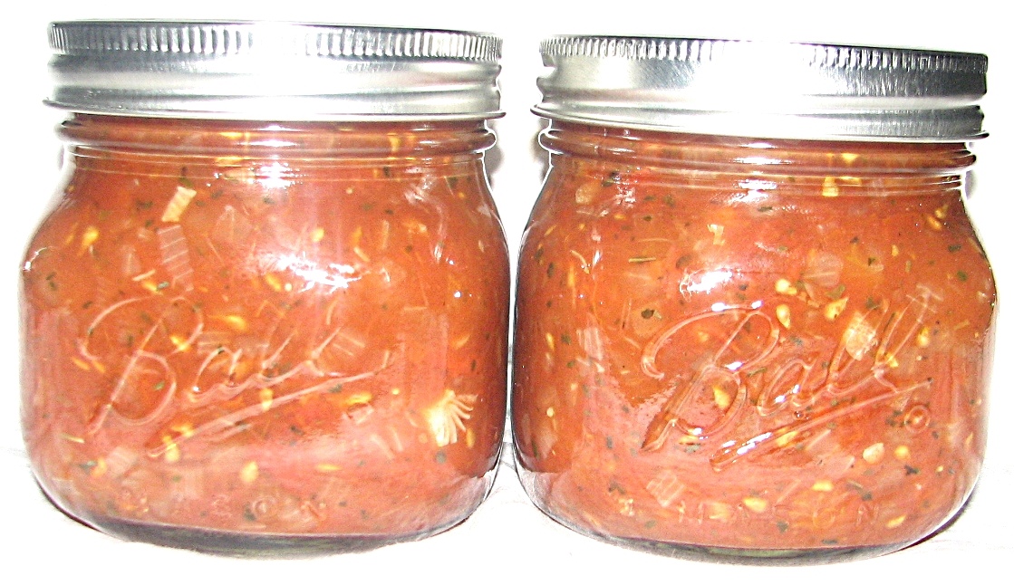 Food Preserving Pico De Gallo Salsa