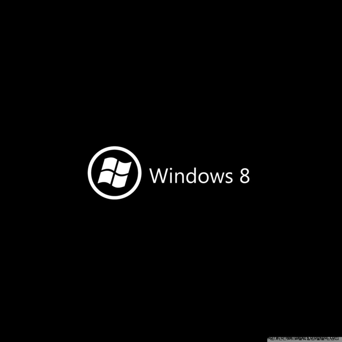 Windows 8 On Black HD desktop wallpaper  High Definition