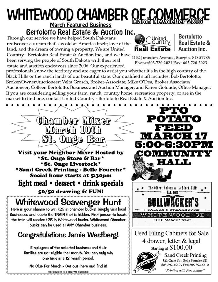 Whitewood Public Library March 2016