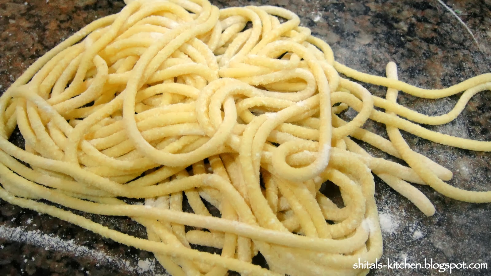 Shital'sKitchen Eggless Spaghetti with Alfredo Sauce