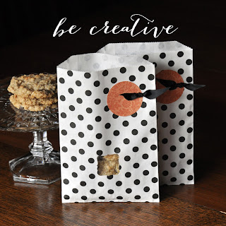 paper punches on paper bags on the Creative Bag blog