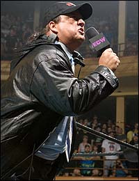 ECW One Night Stand 2005 - Paul Heyman addresses the crowd