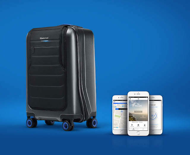 Bluesmart One Smart Luggage GPS, Remote Locking, Battery Charger