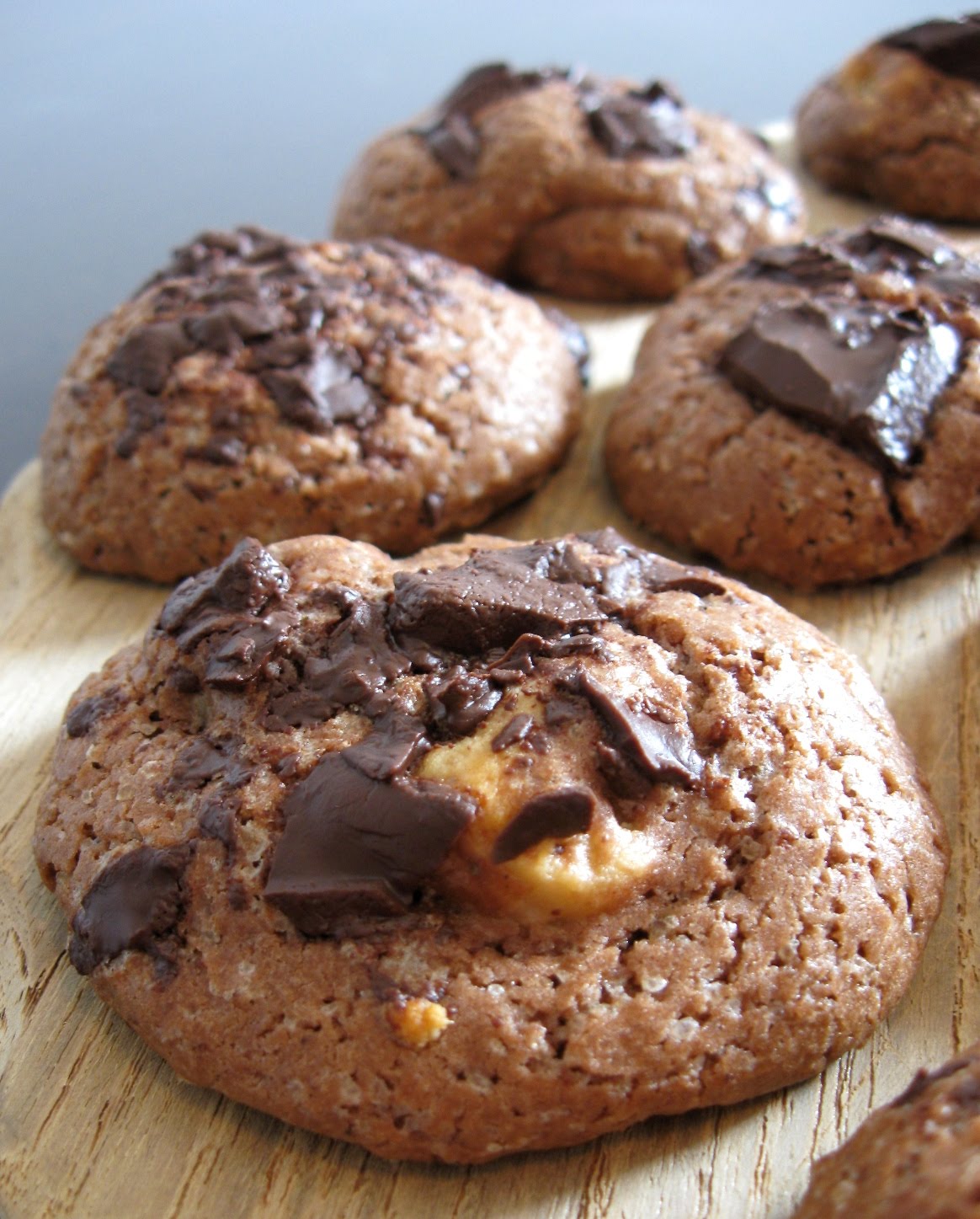 Küchenzaubereien: Schoko - Marzipan - Cookies