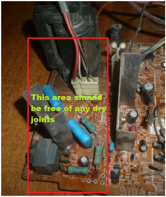 electronics repair made easy HOT transistor is continuously getting
