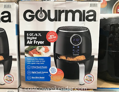 Enjoy crispy foods with the Gourmia 5qt Digital Air Fryer
