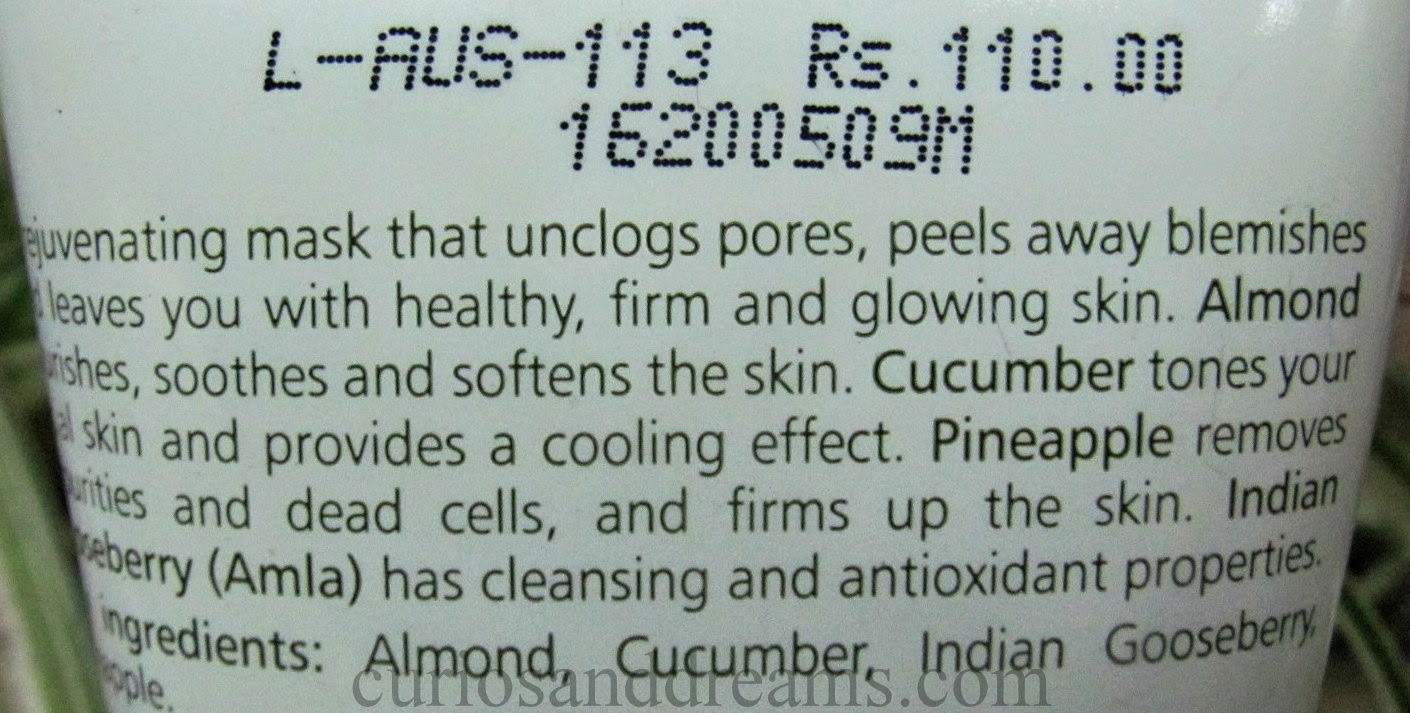 Himalaya Almond and Cucumber Peel-Off Mask review