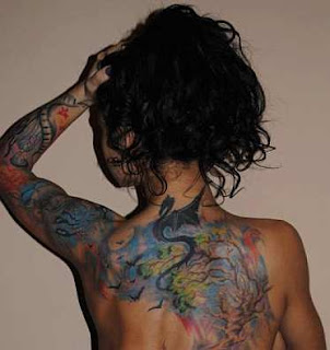 poze Mihaela Adam modele tatuaje spate