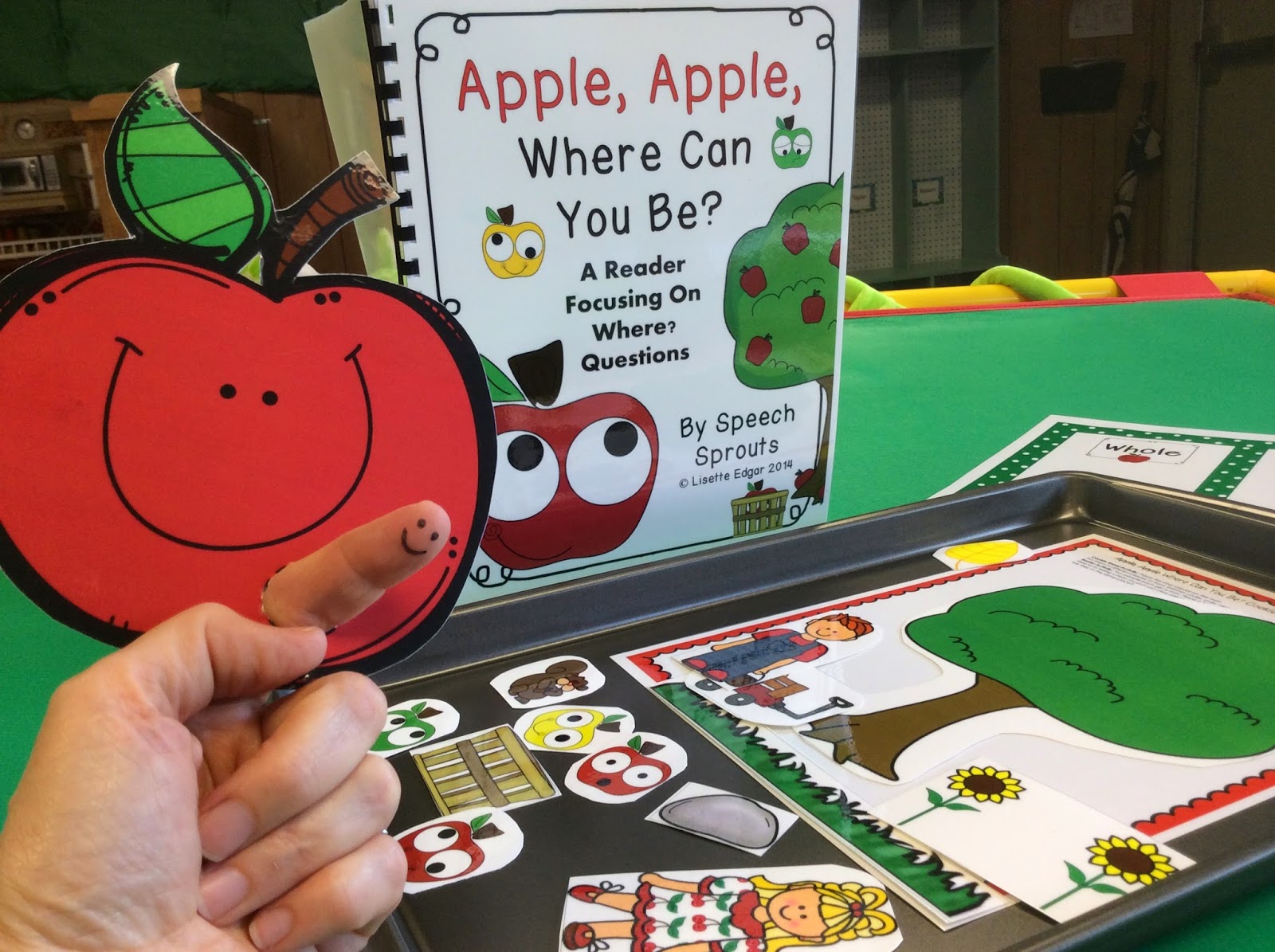 Speech Sprouts Apple Pickin Speech Therapy and a Freebie!