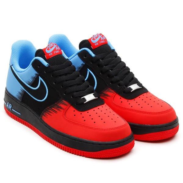 red black and blue nikes