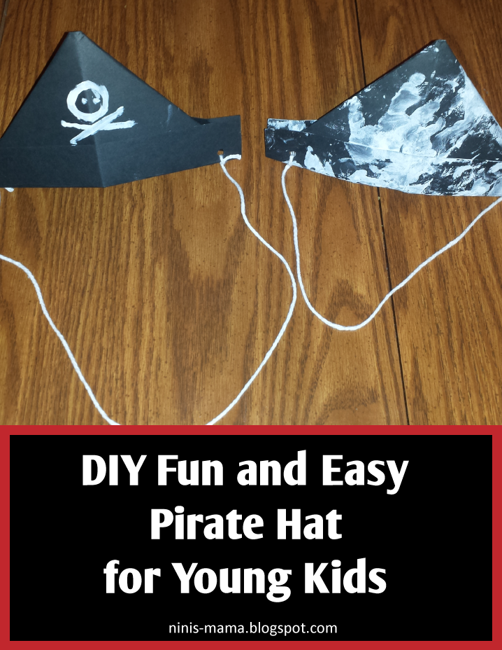 Nini's Mama DIY Fun and Easy Pirate Hat for Young Kids