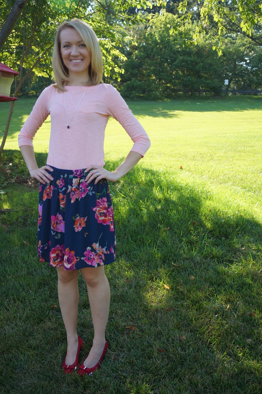 A Little Bit of WoWe : Teacher Style: Floral Skirt Inspiration