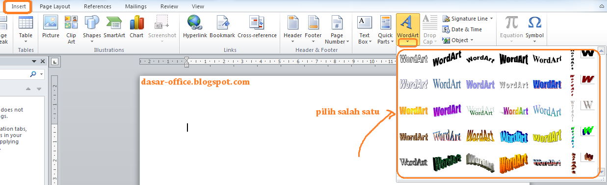 Cara Menyisipkan Clip Art Ms Word 2007